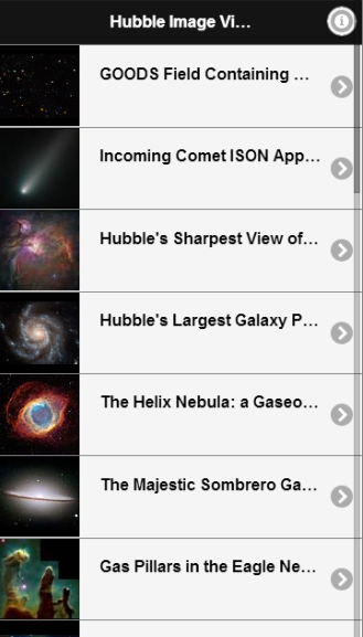 Hubble Image Viewer