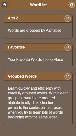 WordList App